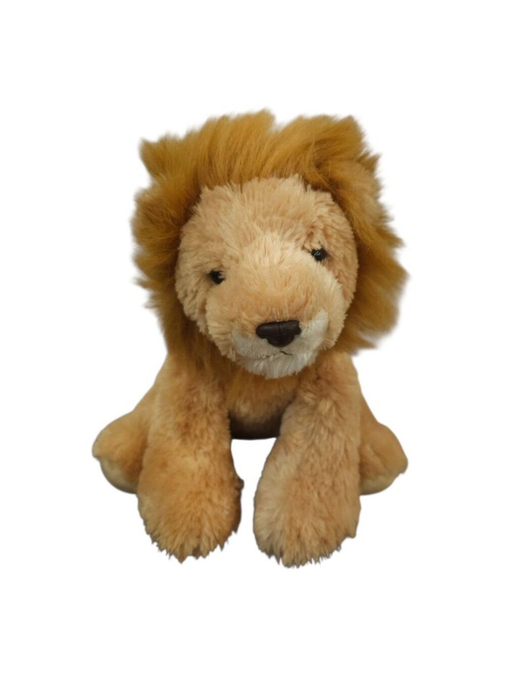 Aurora Lion Plush Stuffed Animal Toy 12" Soft Sitting Plushie Brown Gold Mane
